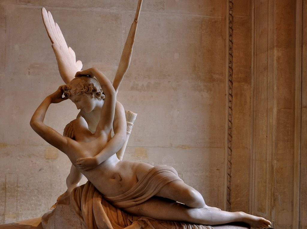 a. cupid and eros statue