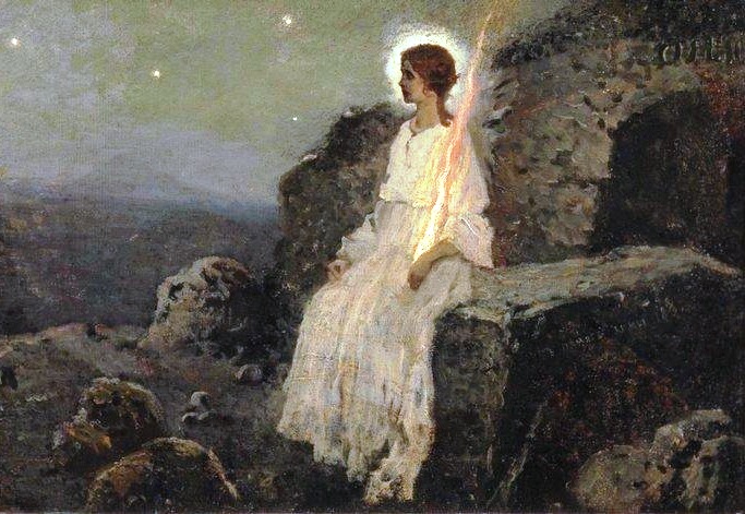 “The Empty Tomb” by Mikhail Nesterov (1889) “Now after the sabbath. “